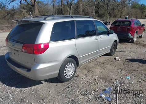 2004 Toyota Sienna Le z USA, uszkodzony, nr VIN 5TDZA23C74S029875